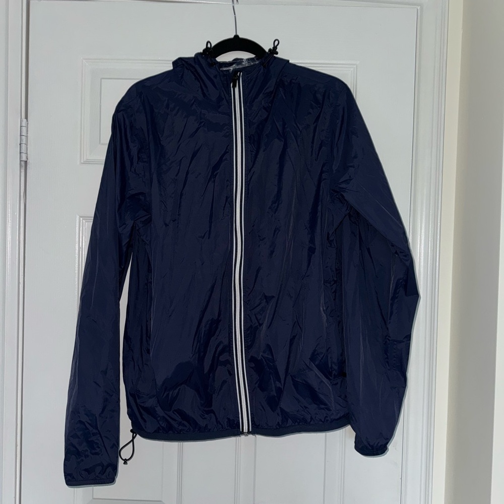 Eddie Bauer Blue Windbreaker Jacket Lightweight Water-Resistant - Picture 2 of 5